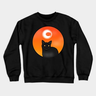 Autumn Void Cat Crewneck Sweatshirt